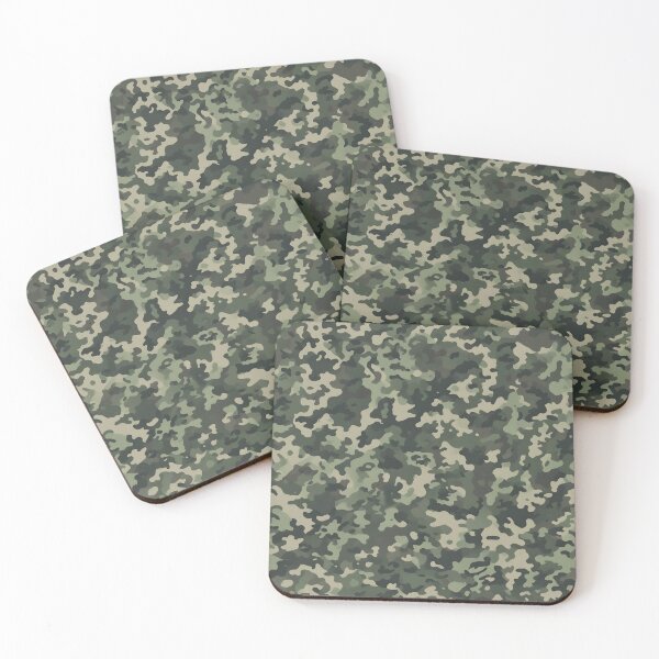 Item preview, Green woodland hunting camouflage print designed and sold by TheCamoShop.