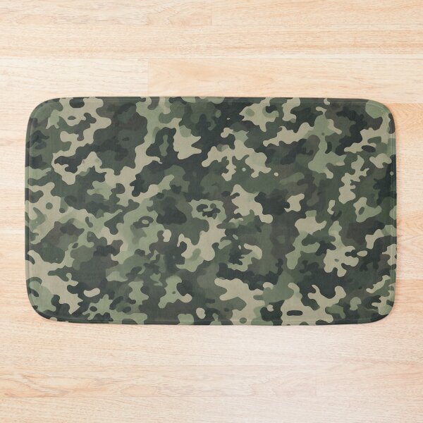 Item preview, Green woodland hunting camouflage print designed and sold by TheCamoShop.