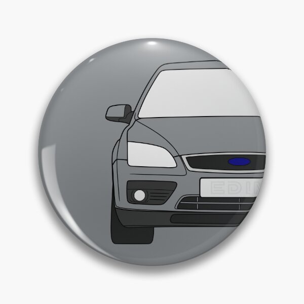 Item preview, Ford Focus MK2 2004-2008 black lines with colored parts designed and sold by EdimDesign.
