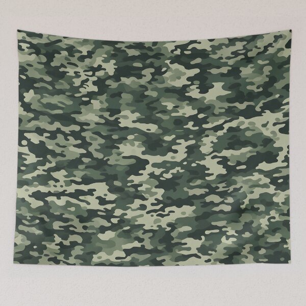 Item preview, Green woodland hunting camo pattern designed and sold by TheCamoShop.
