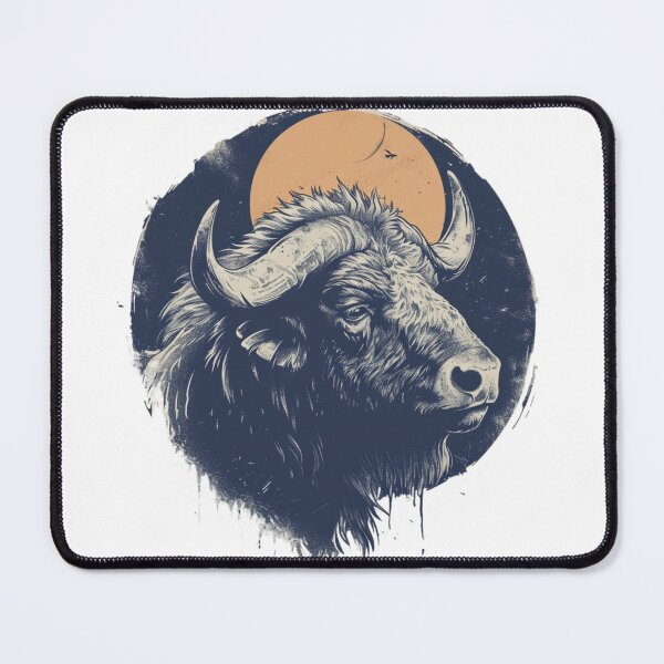 Artikelvorschau, Ein Stier und ein Mond entworfen und verkauft von reMarkable888.