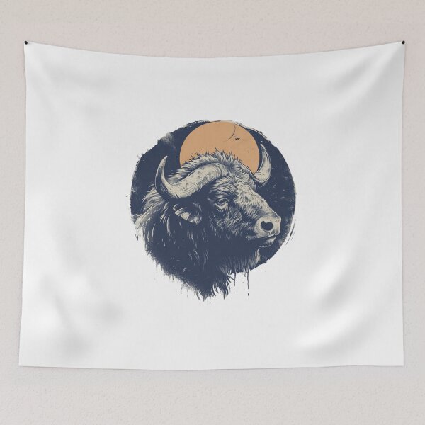 Item preview, A Bull and a Moon  designed and sold by reMarkable888.