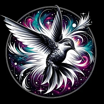 Artwork thumbnail, Galactic Hummingbird by M-ormin