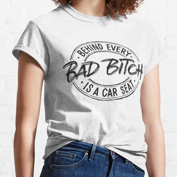 Behind every bad bitch is a car seat - Premium Pullover Hoodie – Brazen and  Bold