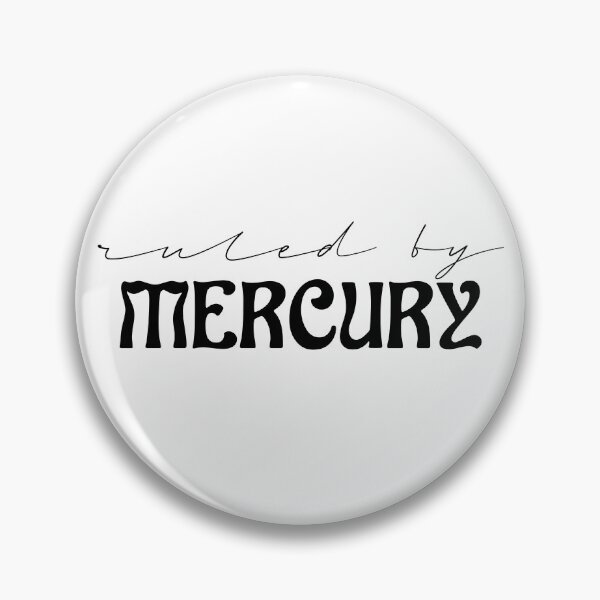 Item preview, Ruled by Mercury - Black Text designed and sold by jadeandmoth.