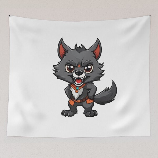 Item preview, Cute little warewolf designed and sold by Majkel & Majkel.