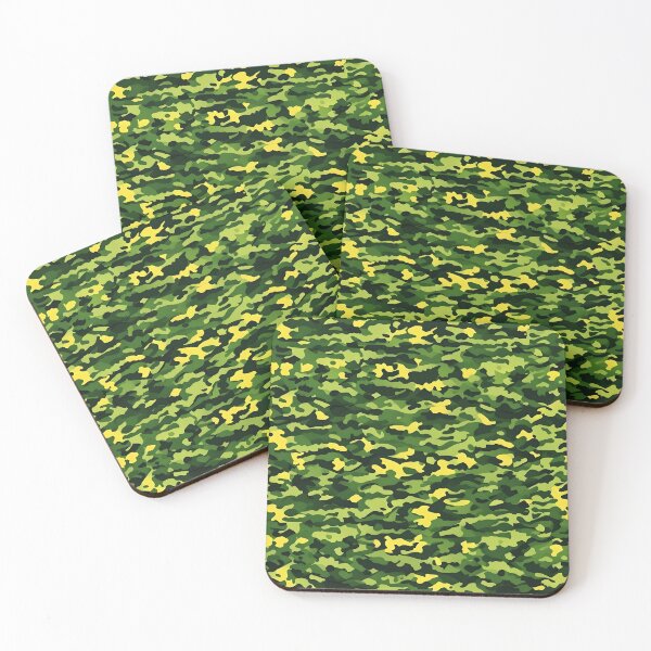 Item preview, Green woodland hunting camouflage print designed and sold by TheCamoShop.