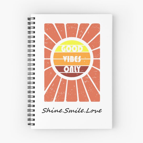 Item preview, Good Vibes Only Positive Vibrations Peach Vibes designed and sold by ShineSmileLove.