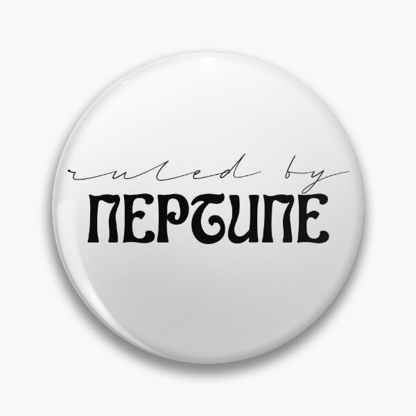 Item preview, Ruled by Neptune - Black Text designed and sold by jadeandmoth.