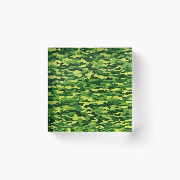 Item preview, Green woodland hunting camouflage print designed and sold by TheCamoShop.