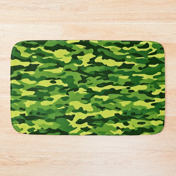 Item preview, Green woodland hunting camouflage print designed and sold by TheCamoShop.