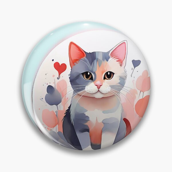 Item preview, Whiskered Wonder: Pastel Cat Affection Art designed and sold by purrfect pattern.