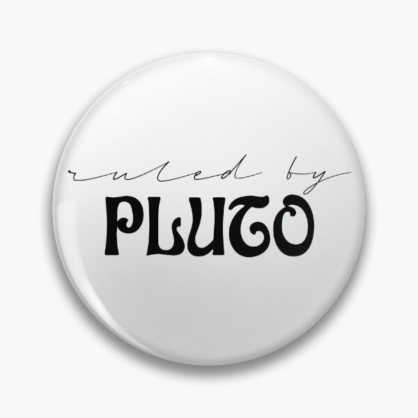 Item preview, Ruled by Pluto - Black Text designed and sold by jadeandmoth.
