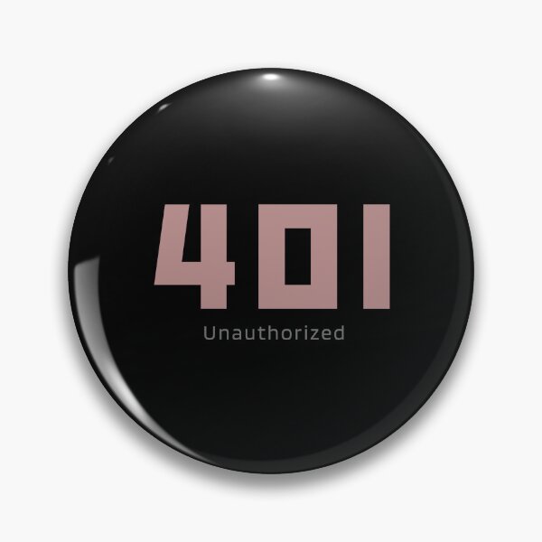 Item preview, HTTP status codes: 401(unauthorized) designed and sold by S9View.