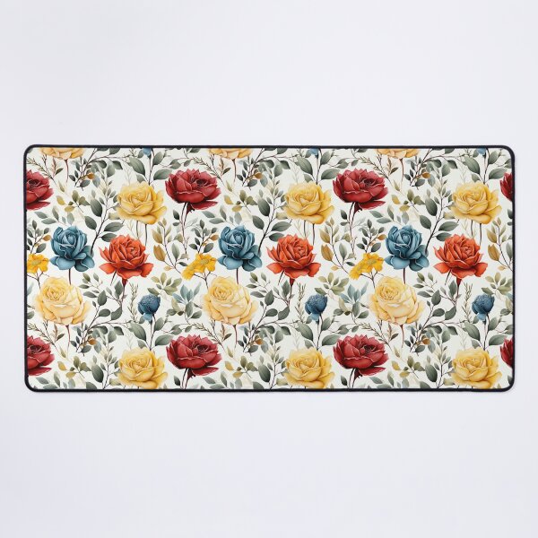 Item preview, Rose Tile 30: Thorny Fragrance Embracing Crimson Crown Jewels in a Velvet Symphony designed and sold by TheBrainArt.