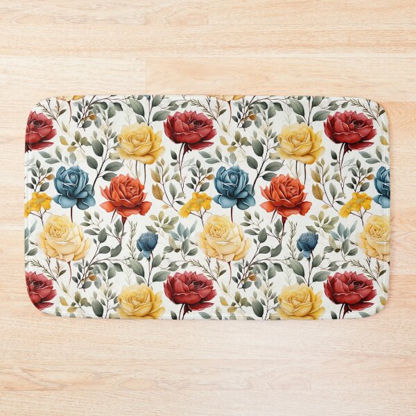 Item preview, Rose Tile 30: Thorny Fragrance Embracing Crimson Crown Jewels in a Velvet Symphony designed and sold by TheBrainArt.