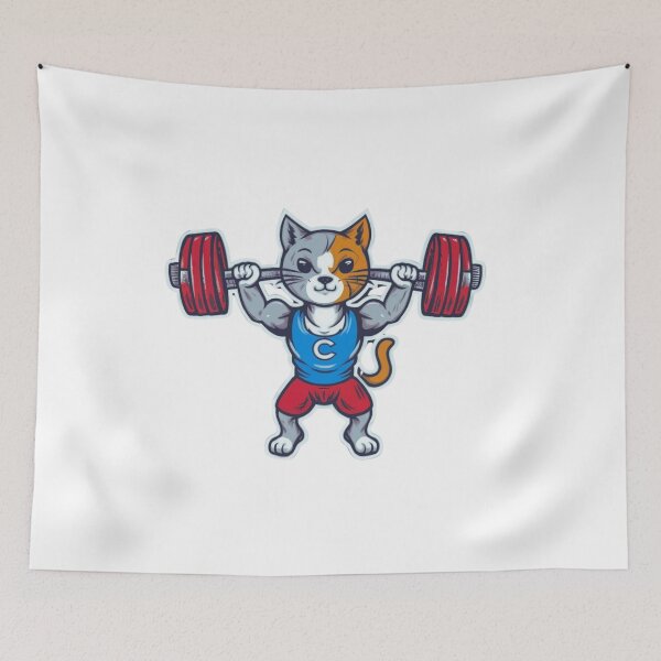 Item preview, Cat Lifting Weights designed and sold by JackAMM.