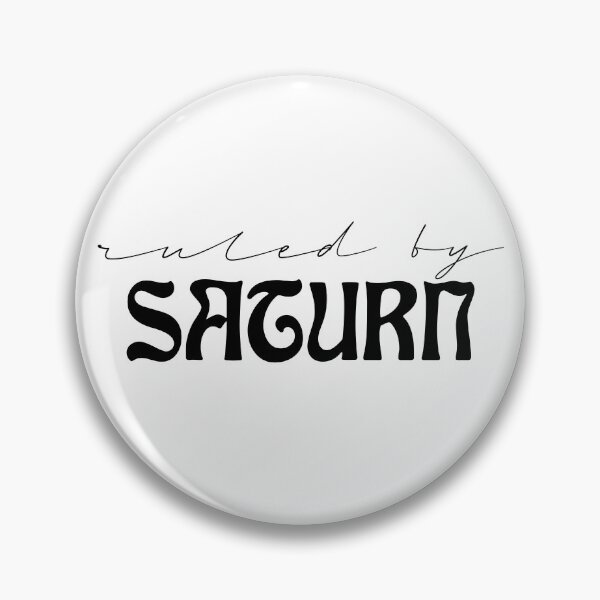 Item preview, Ruled by Saturn - Black Text designed and sold by jadeandmoth.