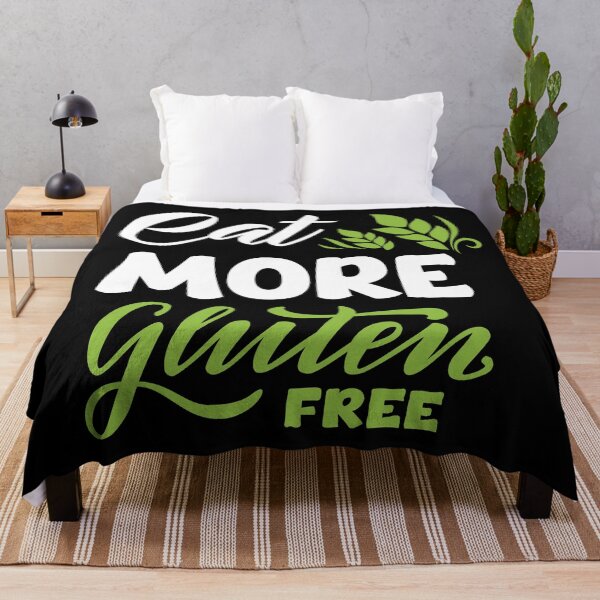 Item preview, "Eat more Gluten-free" t shirt dark mode design designed and sold by MyGluteesFree77.