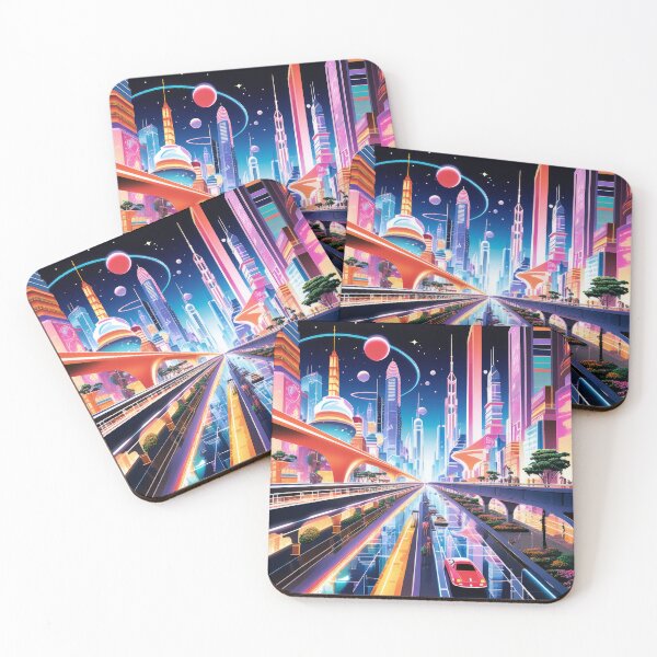 Artikelvorschau, Futuristic Cityscape at Night #43 entworfen und verkauft von CreativeKreis.