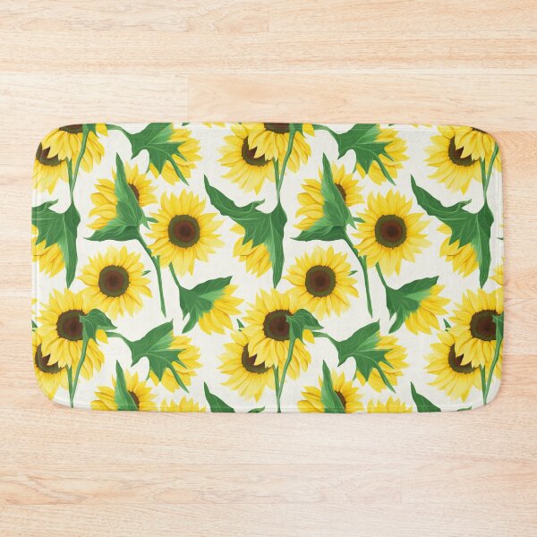 Item preview, Sunflower Tile 01: Golden Orb of Summer Joy in Towering Petals of Radiance designed and sold by TheBrainArt.