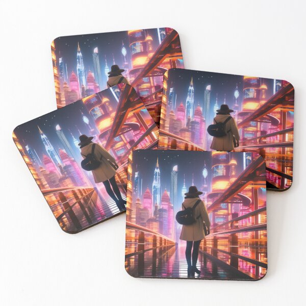 Artikelvorschau, Futuristic Cityscape at Night #57 entworfen und verkauft von CreativeKreis.