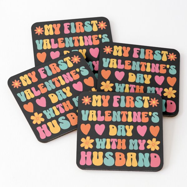 Item preview, MY FIRST VALENTINE'S DAY WITH MY HUSBAND: Newlywed's First Valentine's Day designed and sold by NexaArts.