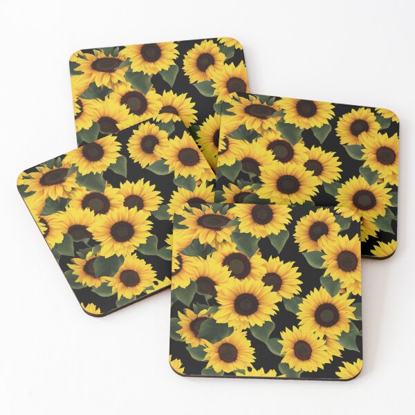 Item preview, Sunflower Tile 02: Golden Orb of Summer Joy in Towering Petals of Radiance designed and sold by TheBrainArt.
