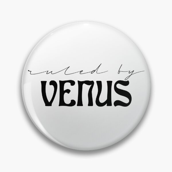 Item preview, Ruled by Venus - Black Text designed and sold by jadeandmoth.