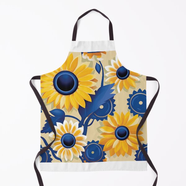 Item preview, Sunflower Tile 05: Golden Orb of Summer Joy in Towering Petals of Radiance designed and sold by TheBrainArt.