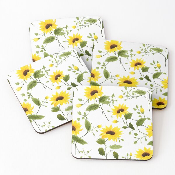 Item preview, Sunflower Tile 06: Golden Orb of Summer Joy in Towering Petals of Radiance designed and sold by TheBrainArt.