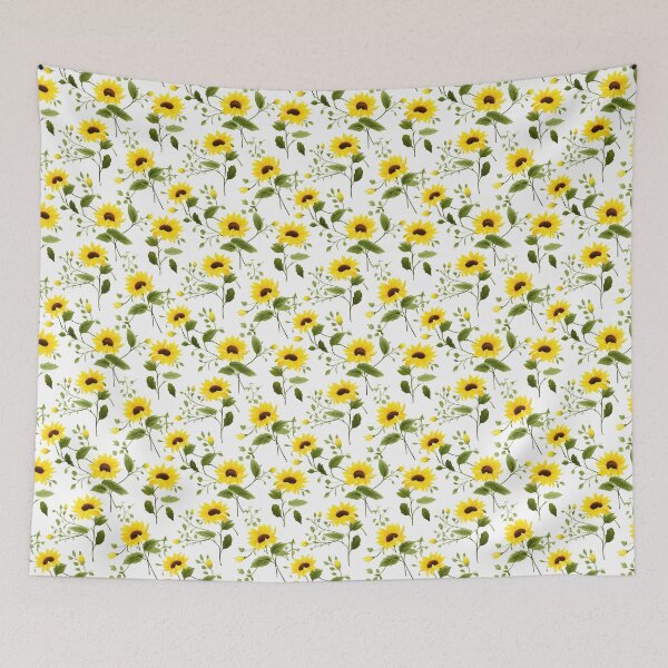 Item preview, Sunflower Tile 06: Golden Orb of Summer Joy in Towering Petals of Radiance designed and sold by TheBrainArt.