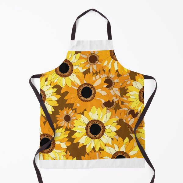 Item preview, Sunflower Tile 07: Golden Orb of Summer Joy in Towering Petals of Radiance designed and sold by TheBrainArt.
