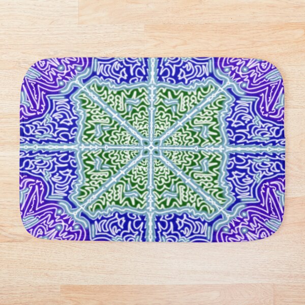 Aperçu de l'œuvre Stylo lumineux bleu vert violet créée et vendue par MoodysT's.