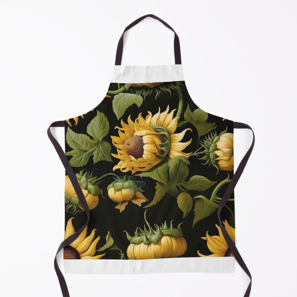 Item preview, Sunflower Tile 08: Golden Orb of Summer Joy in Towering Petals of Radiance designed and sold by TheBrainArt.