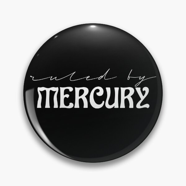 Item preview, Ruled by Mercury - White Text designed and sold by jadeandmoth.