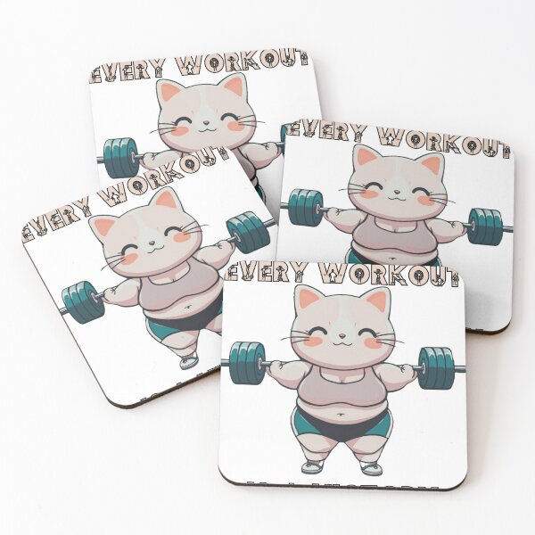 Item preview, Cat Lifting Weights designed and sold by JackAMM.