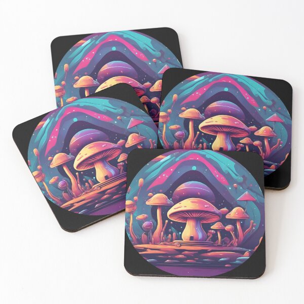 Item preview, Psychedelic Shroom Town: Fungi Fantasy Fiesta designed and sold by WAUZ.
