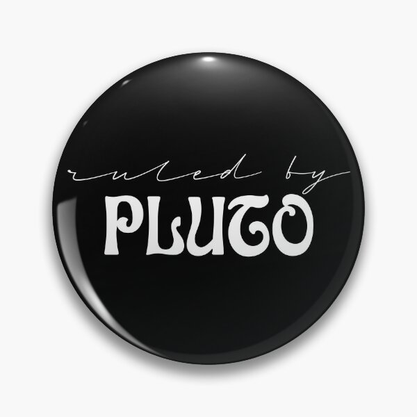 Item preview, Ruled by Pluto - White Text designed and sold by jadeandmoth.