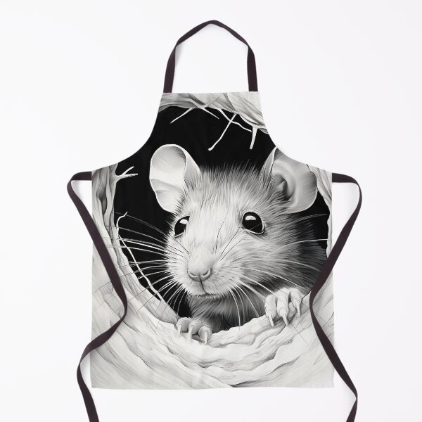 Item preview, Black and White Mouse Pencil Drawing designed and sold by Pencil-Art.
