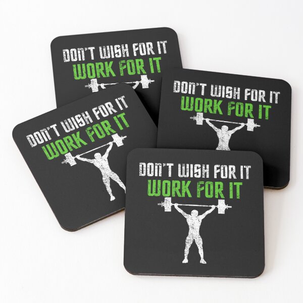 Item preview, Don't Wish For It Work For It Workout Design designed and sold by StanPera.