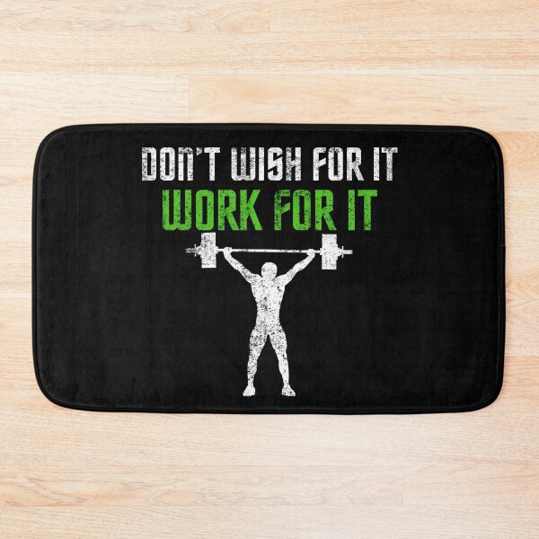 Item preview, Don't Wish For It Work For It Workout Design designed and sold by StanPera.