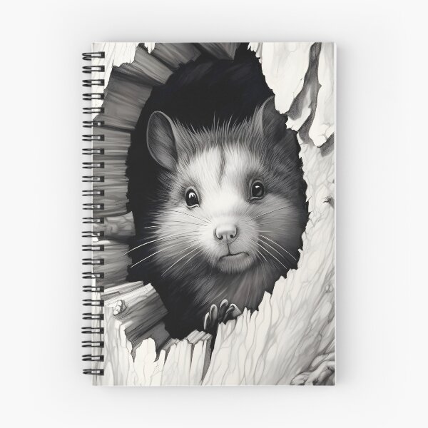 Item preview, Black and White Mouse Pencil Drawing designed and sold by Pencil-Art.