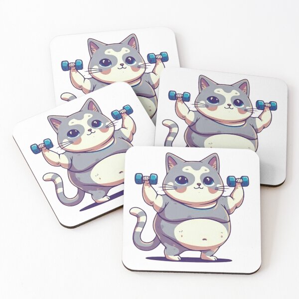 Item preview, Cat Lifting Weights designed and sold by JackAMM.