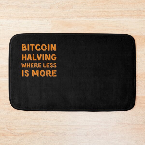 Item preview, Crypto Wisdom | Bitcoin Halving - Where Less is More |  designed and sold by GiveMeMood.