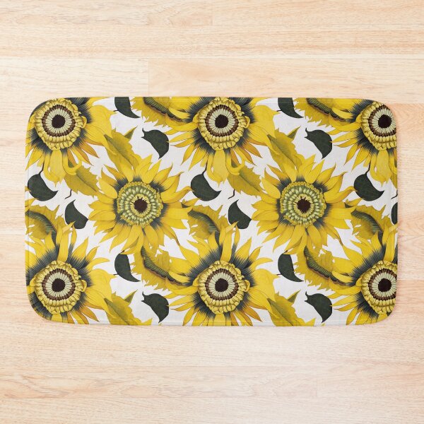 Item preview, Sunflower Tile 10: Golden Orb of Summer Joy in Towering Petals of Radiance designed and sold by TheBrainArt.