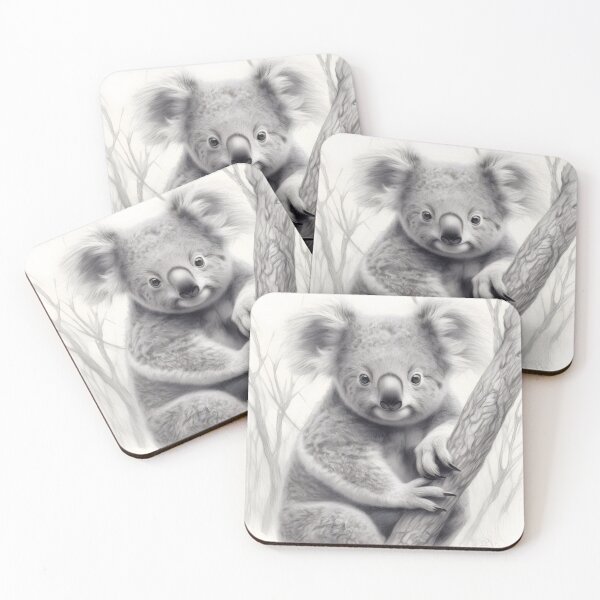 Item preview, Koala pencil drawing designed and sold by Pencil-Art.