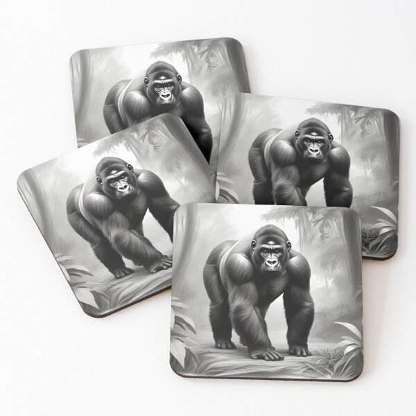 Item preview, Gorilla pencil drawing designed and sold by Pencil-Art.