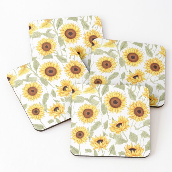 Item preview, Sunflower Tile 11: Golden Orb of Summer Joy in Towering Petals of Radiance designed and sold by TheBrainArt.