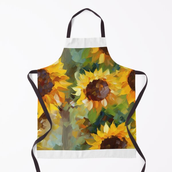 Item preview, Sunflower Tile 13: Golden Orb of Summer Joy in Towering Petals of Radiance designed and sold by TheBrainArt.